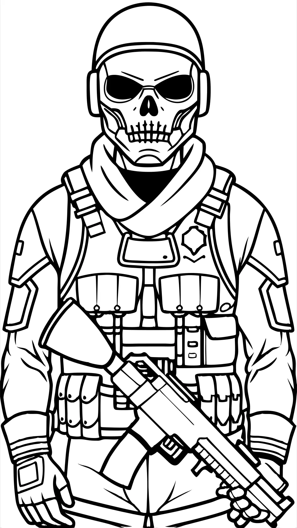 call of duty ghost coloring pages